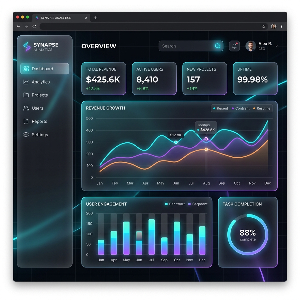 SaaS Analytics Dashboard Project